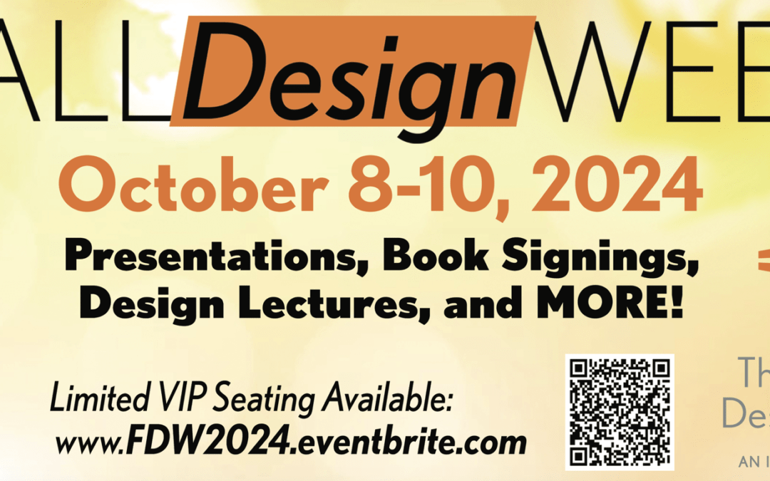 Fall Design Week 2024- Book Signing